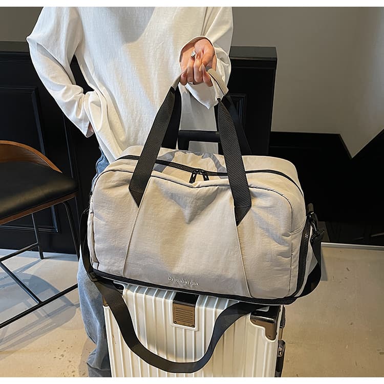 ボストンバッグ 軽量シンプル 拡張可能 旅行ボストン 5色展開