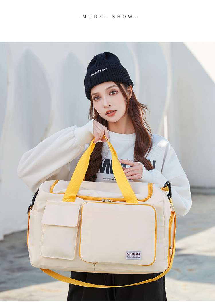 大容量マルチポケットボストンバッグ 30L