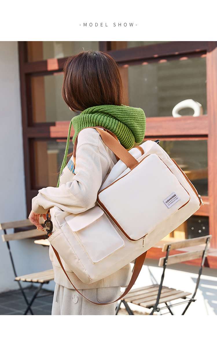 大容量マルチポケットボストンバッグ 30L