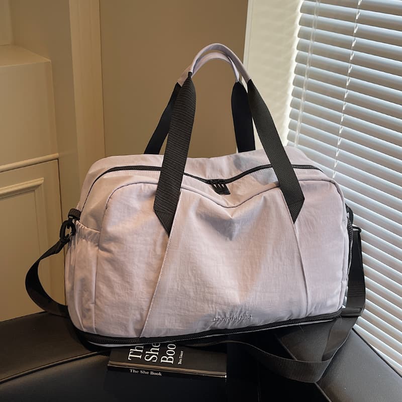 ボストンバッグ 軽量シンプル 拡張可能 旅行ボストン 5色展開