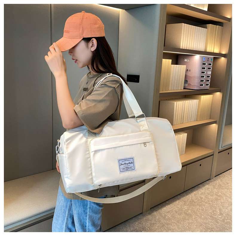 多機能シューズ収納付き旅行ボストンバッグ 30L