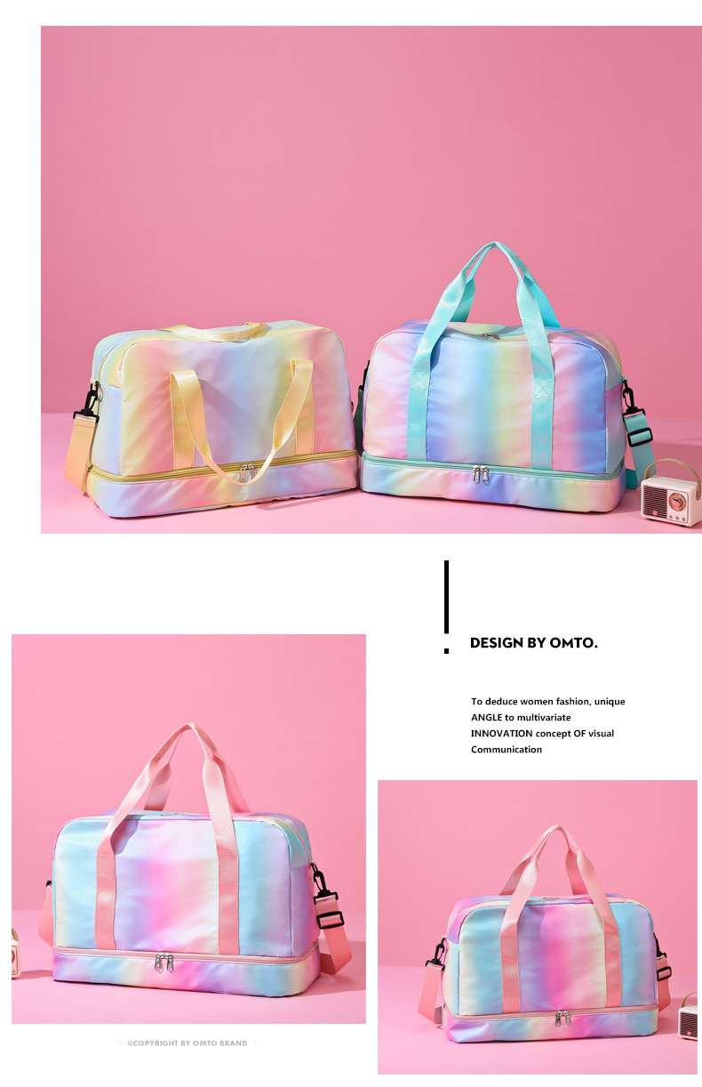 パステルグラデーションボストンバッグ 35L
