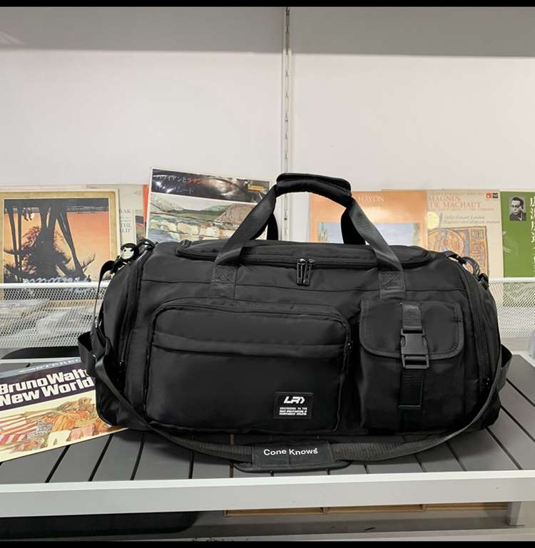 大容量マルチポケットボストンバッグ 35L