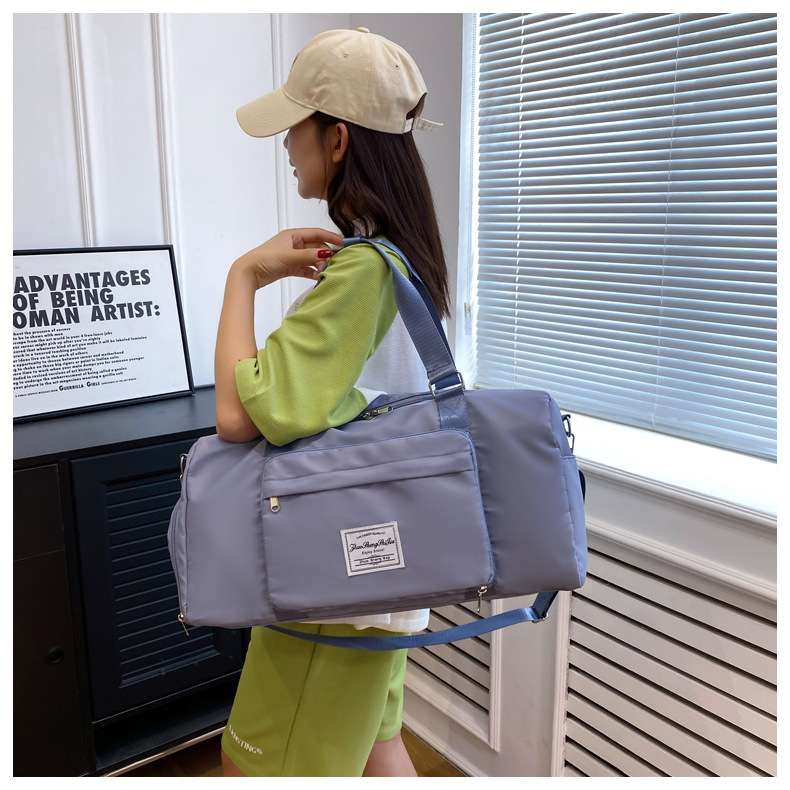 多機能シューズ収納付き旅行ボストンバッグ 30L