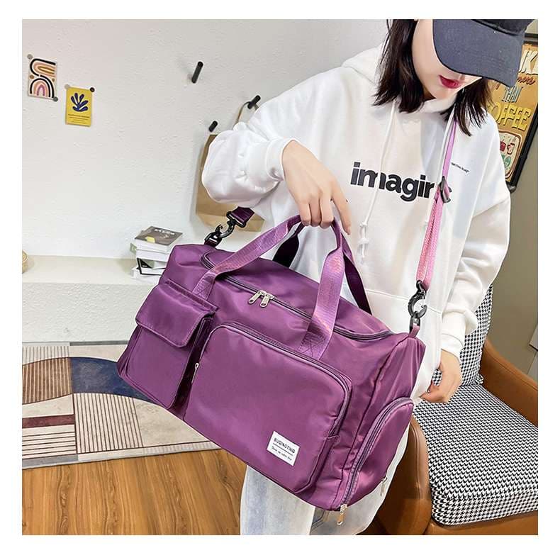 マルチポケット付き大容量ボストンバッグ 25L