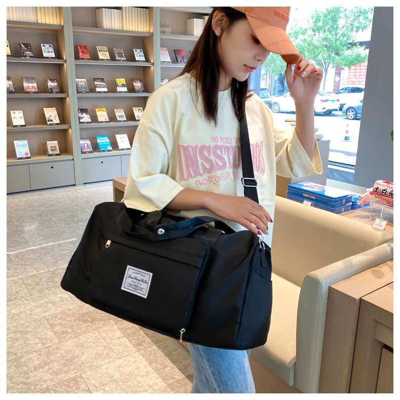 多機能シューズ収納付き旅行ボストンバッグ 30L