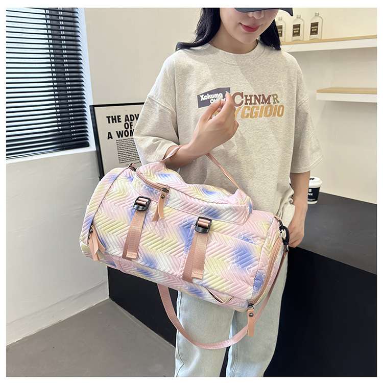 ホログラム風デザインボストンバッグ 25L