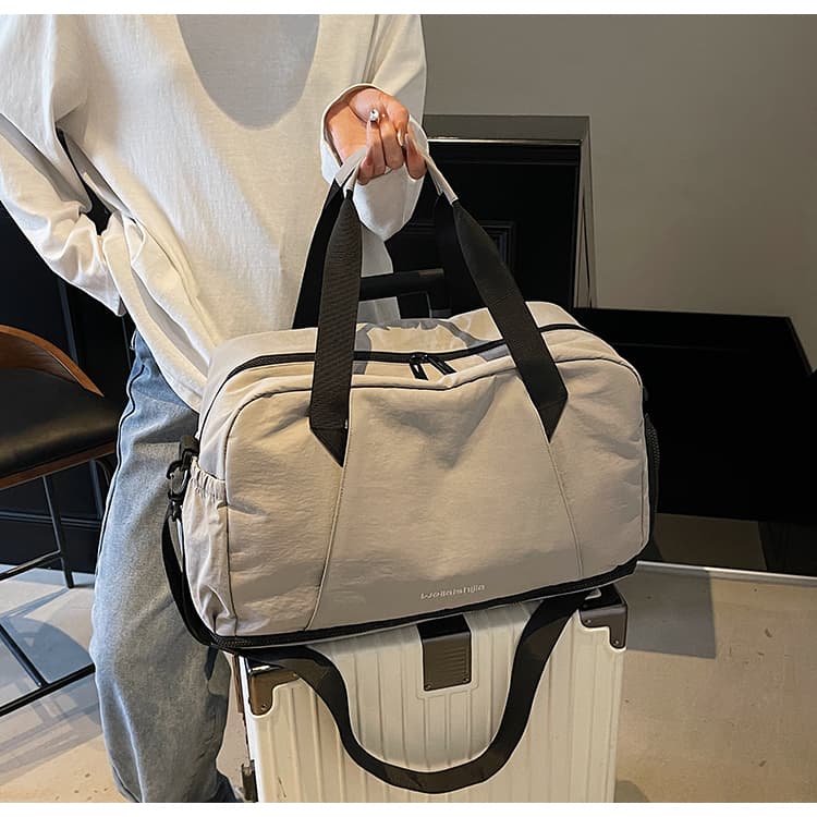 ボストンバッグ 軽量シンプル 拡張可能 旅行ボストン 5色展開