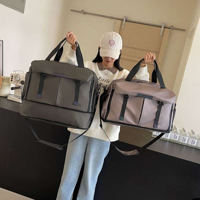 大容量マルチポケットボストンバッグ 5色展開