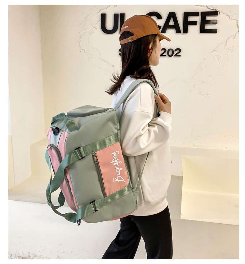 ボストンバッグ 多機能スポーツバッグ 旅行用 リュックにもなる2WAY 35L