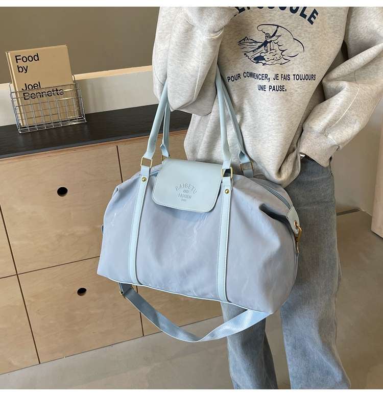 大容量ソフトレザー旅行用ボストンバッグ 20L