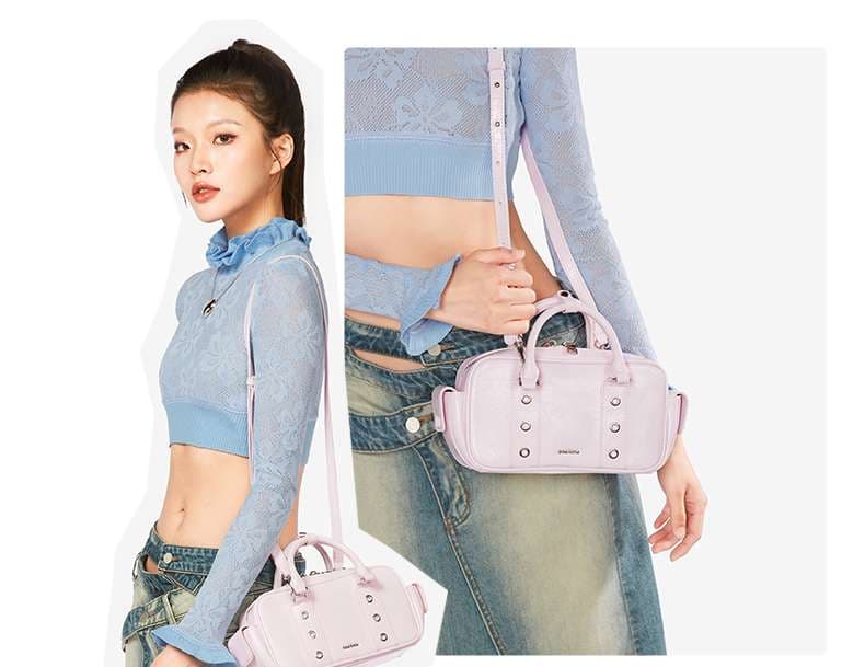 フェミニンミニボストンバッグ
