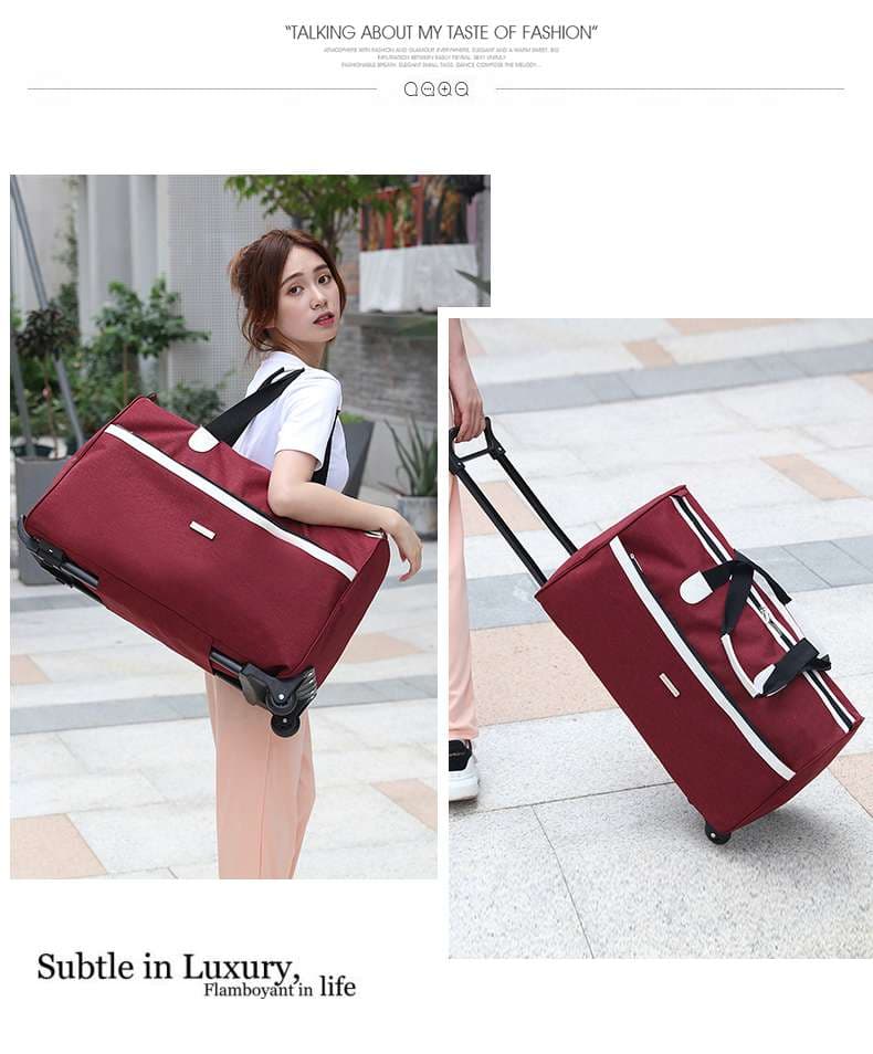 多機能キャスター付きボストンバッグ 50L