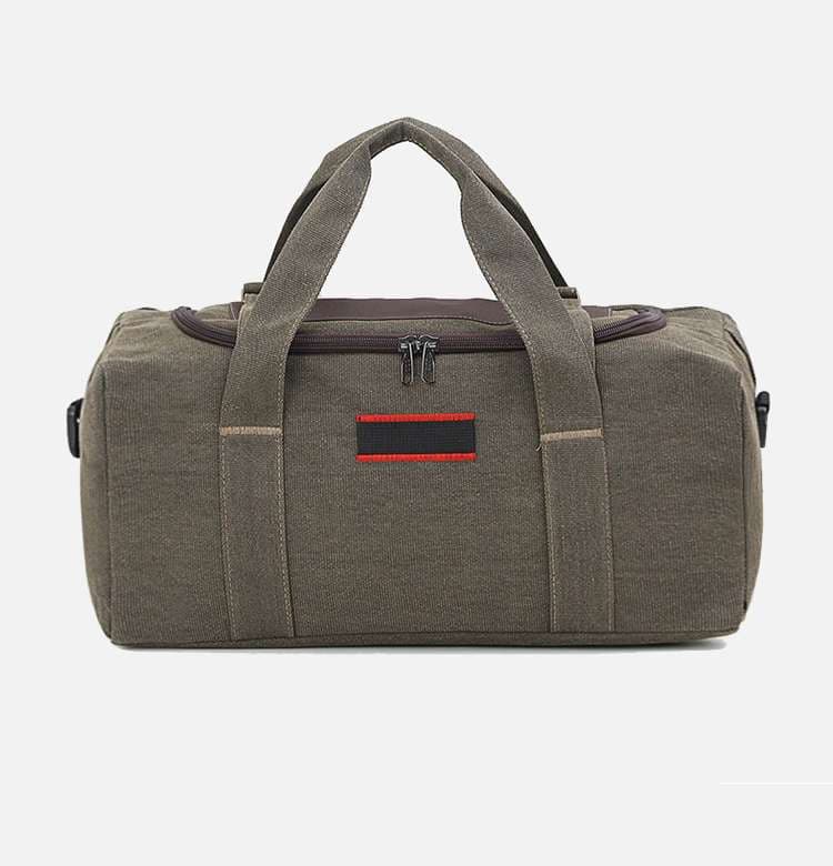 ボストンバッグ 軽量耐久キャンバス旅行バッグ