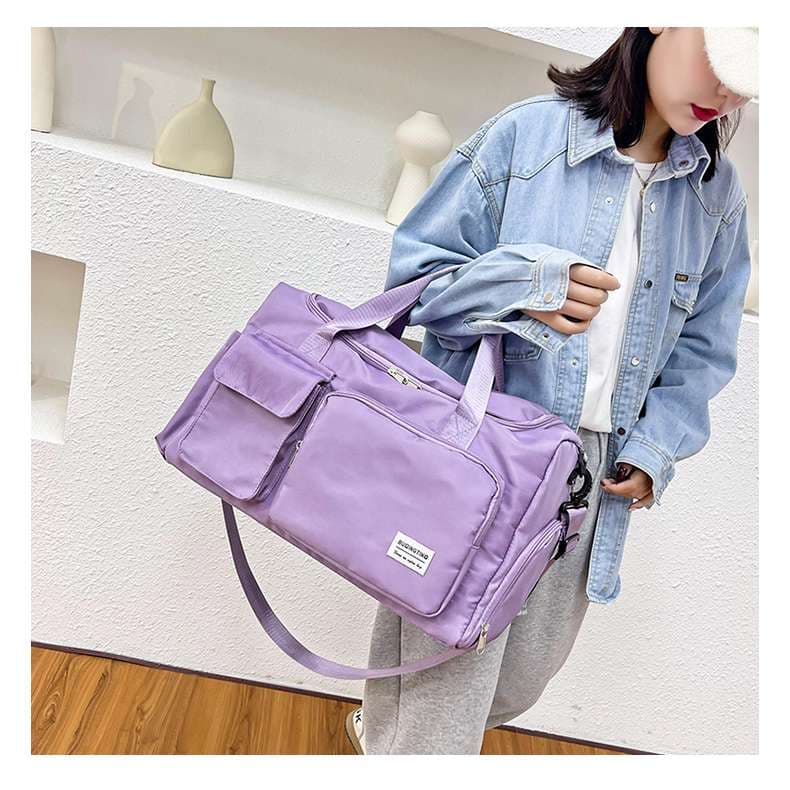 マルチポケット付き大容量ボストンバッグ 25L