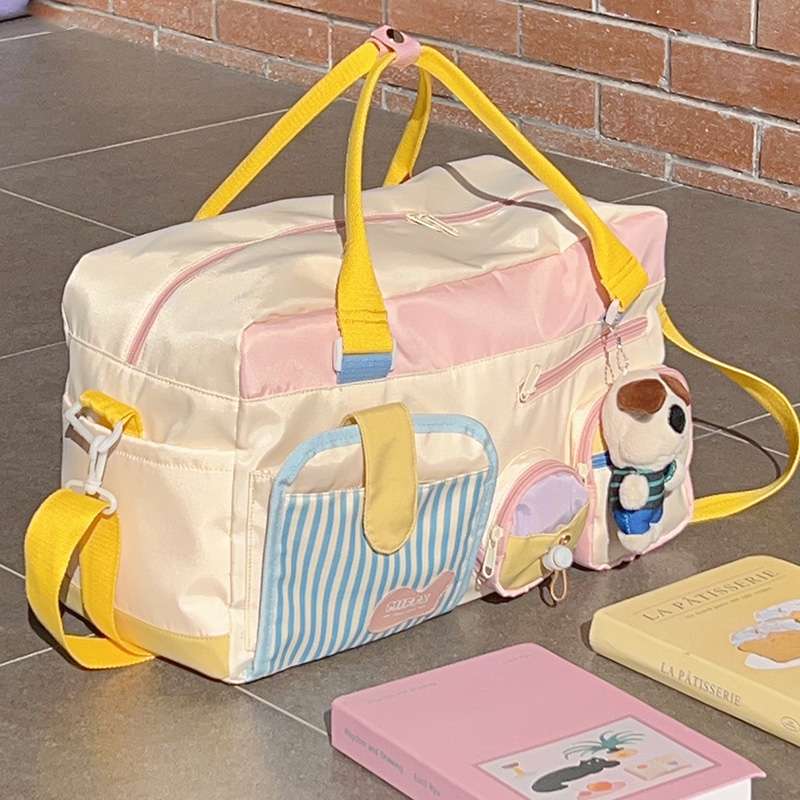 ボストンバッグ ゆめかわ☆ポーチ付きお出かけバッグ