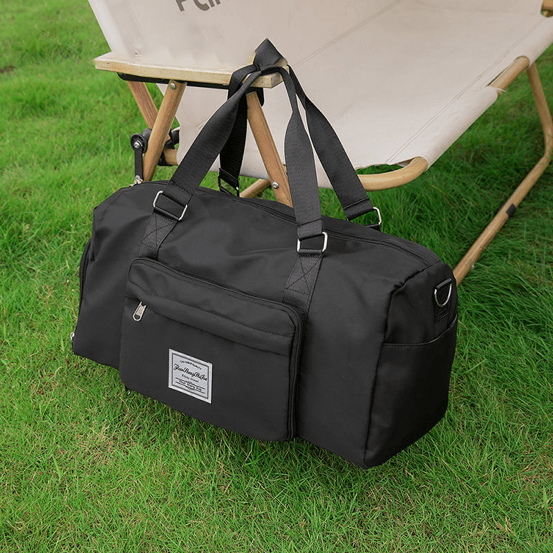 多機能シューズ収納付き旅行ボストンバッグ 30L