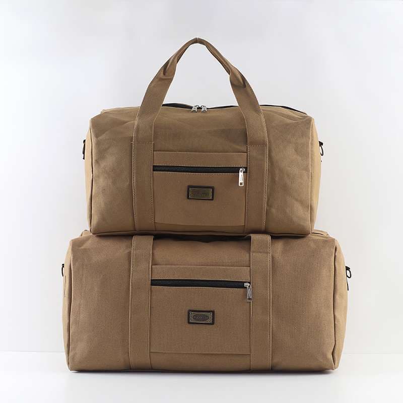 キャンバス素材 大容量トラベルボストンバッグ 20L 30L 45L
