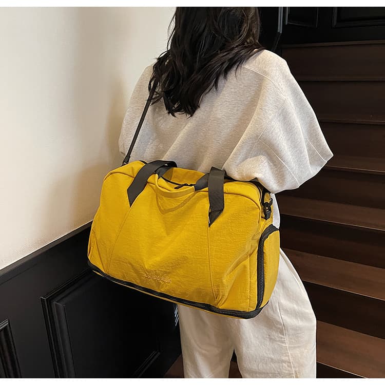 ボストンバッグ 軽量シンプル 拡張可能 旅行ボストン 5色展開