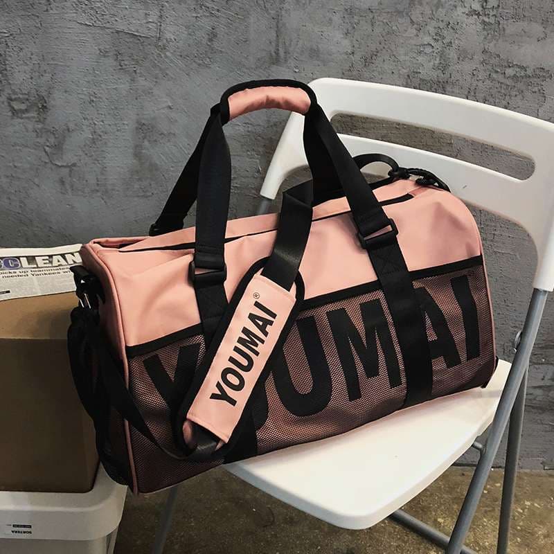スポーティ メッシュ ボストンバッグ