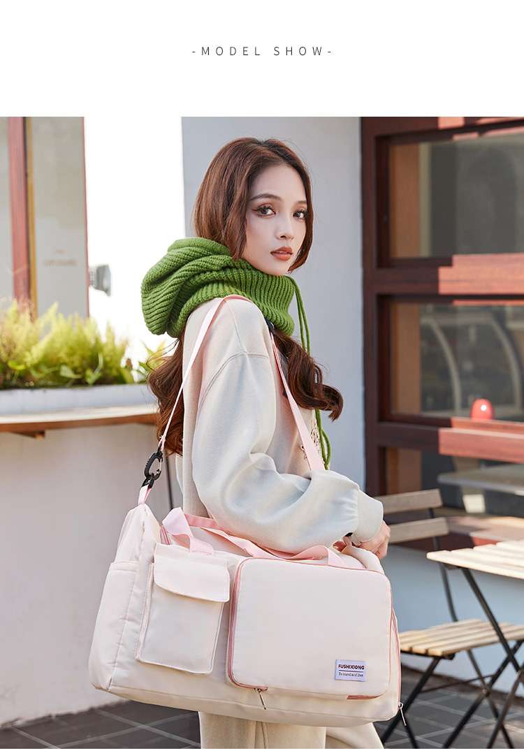 大容量マルチポケットボストンバッグ 30L