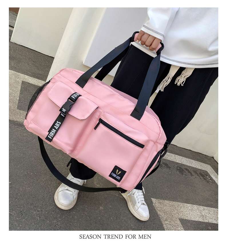 多機能ポケット付き旅行用ボストンバッグ 30L