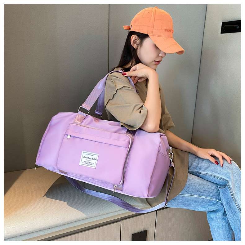 多機能シューズ収納付き旅行ボストンバッグ 30L