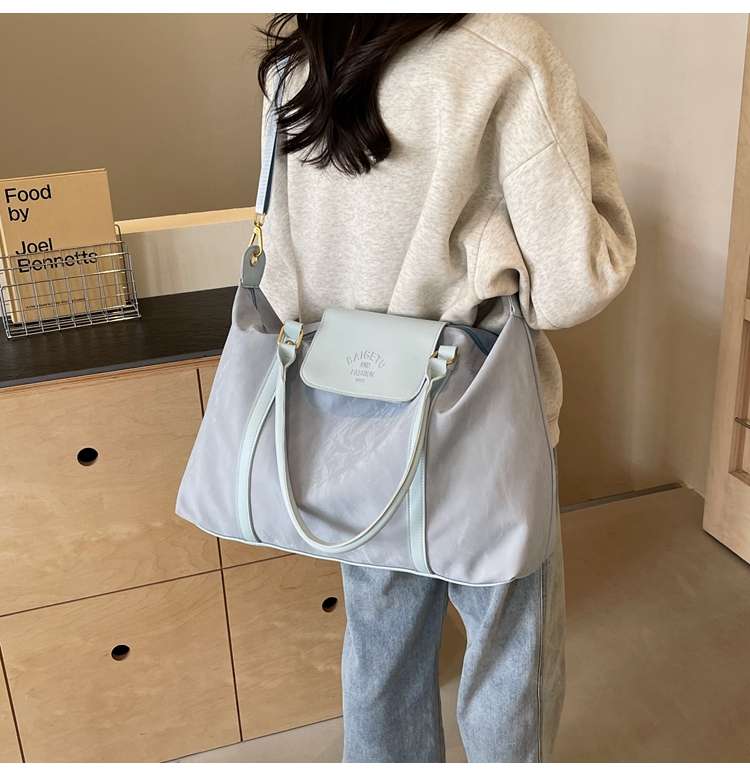 大容量ソフトレザー旅行用ボストンバッグ 20L