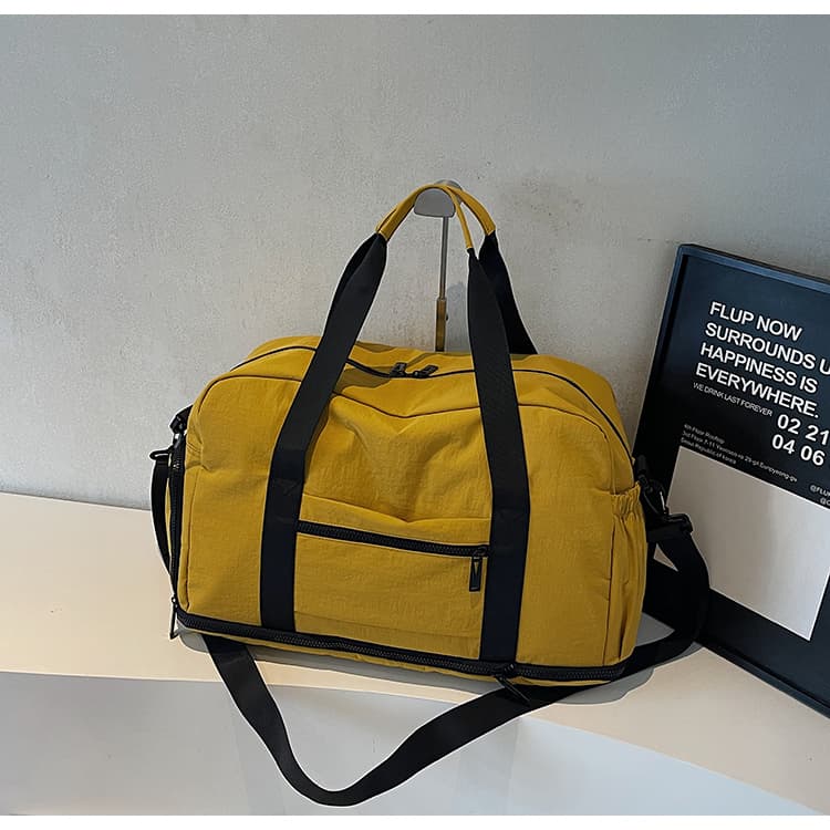 ボストンバッグ 軽量シンプル 拡張可能 旅行ボストン 5色展開