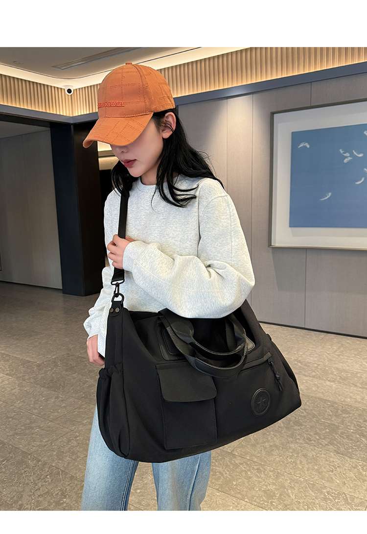 大容量ポケット付き多機能ボストンバッグ 45L