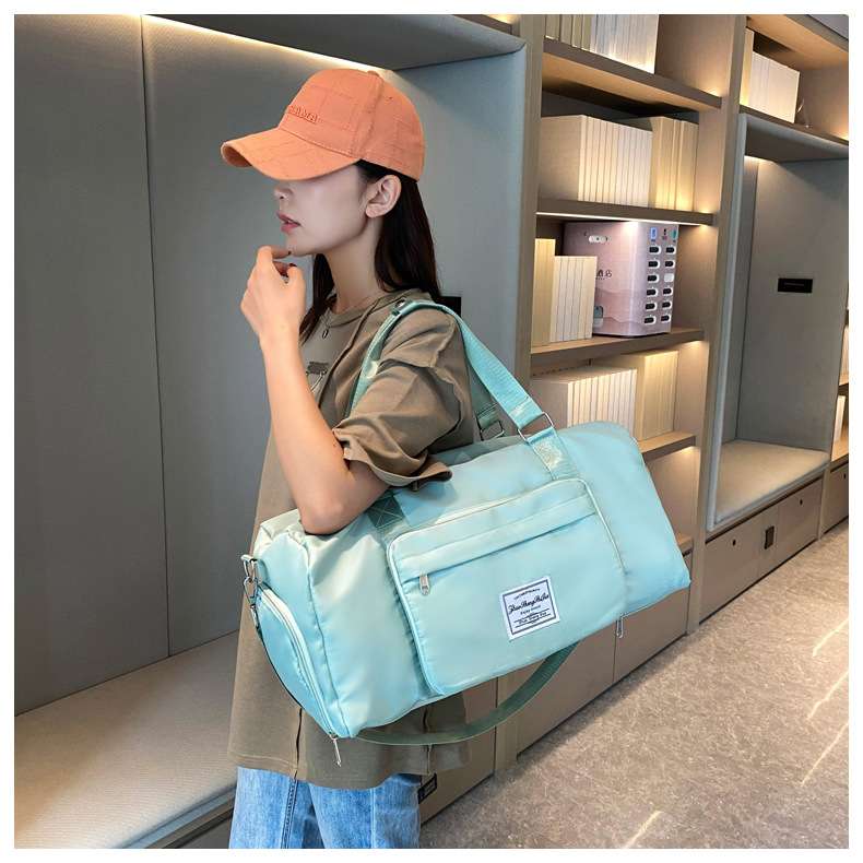 多機能シューズ収納付き旅行ボストンバッグ 30L