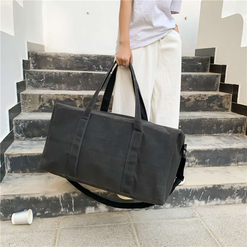 大容量キャンバス旅行ボストンバッグ 25L 45L