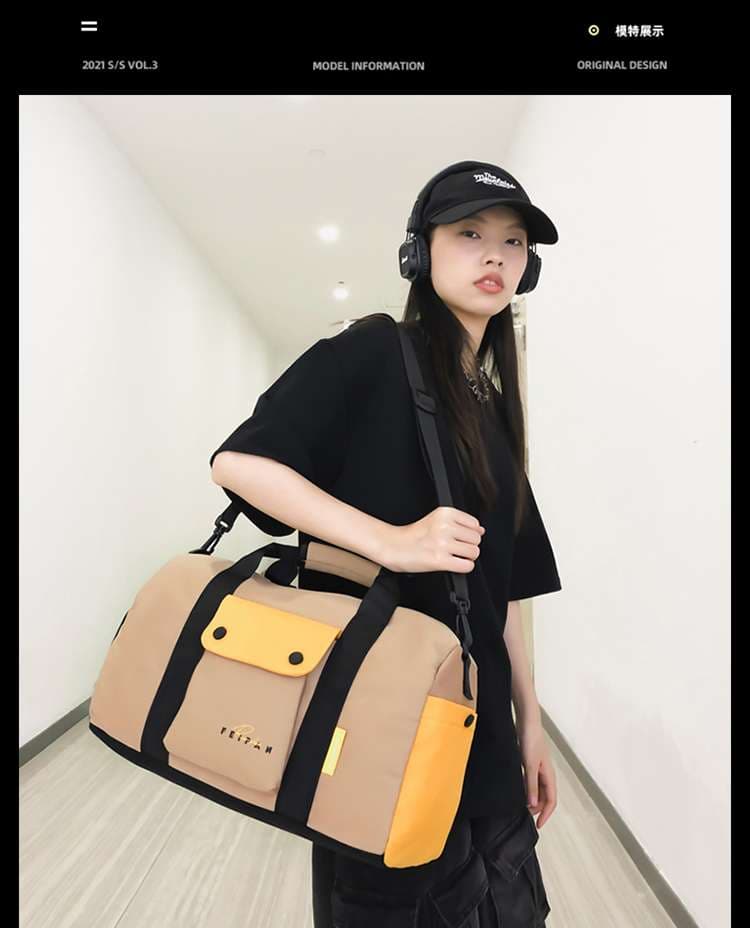 ボストンバッグ スポーティーな多機能ダッフルバッグ 15L 30L