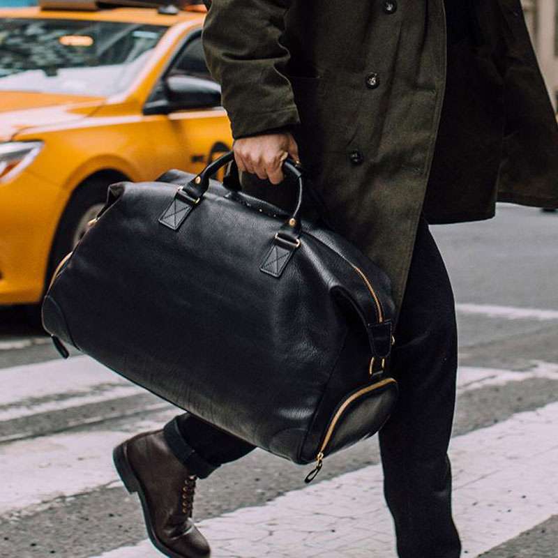 上質レザー職人仕立てボストンバッグ