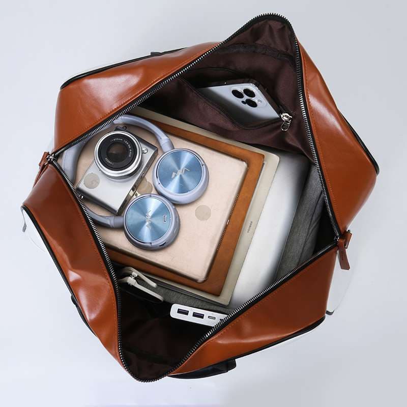 スタイリッシュ2トーンボストンバッグ 20L