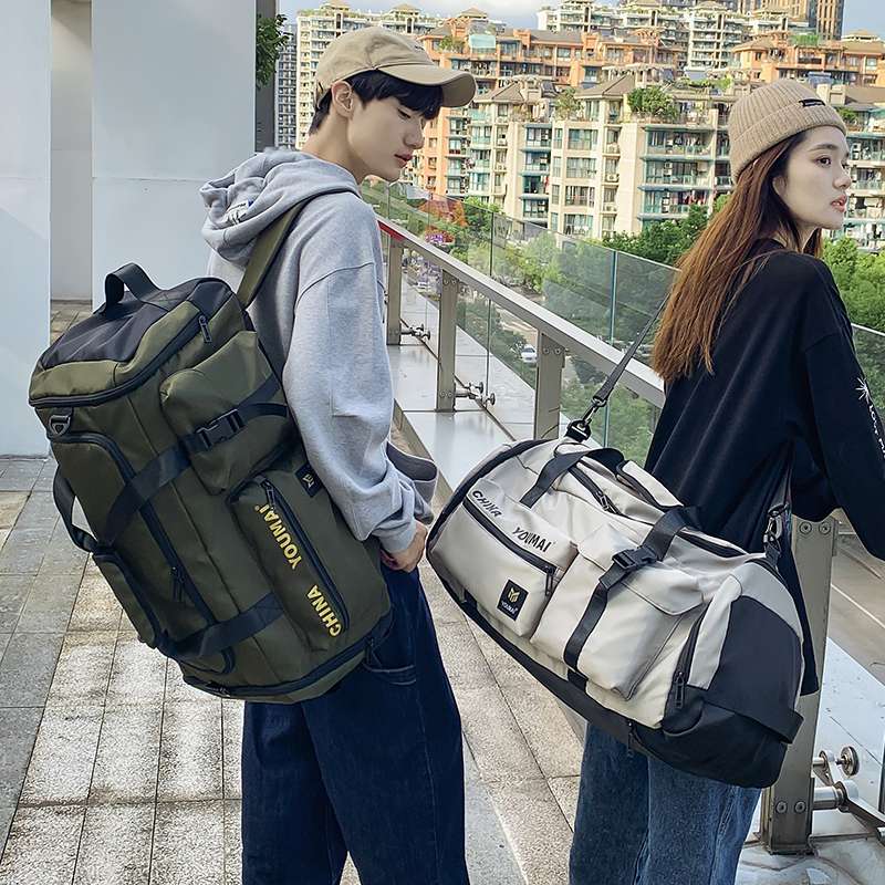 多機能スポーツボストンバッグ 旅行用 大容量 55L