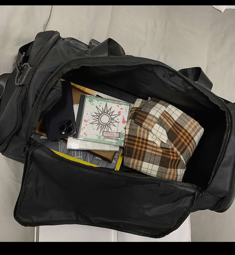 大容量マルチポケットボストンバッグ 35L
