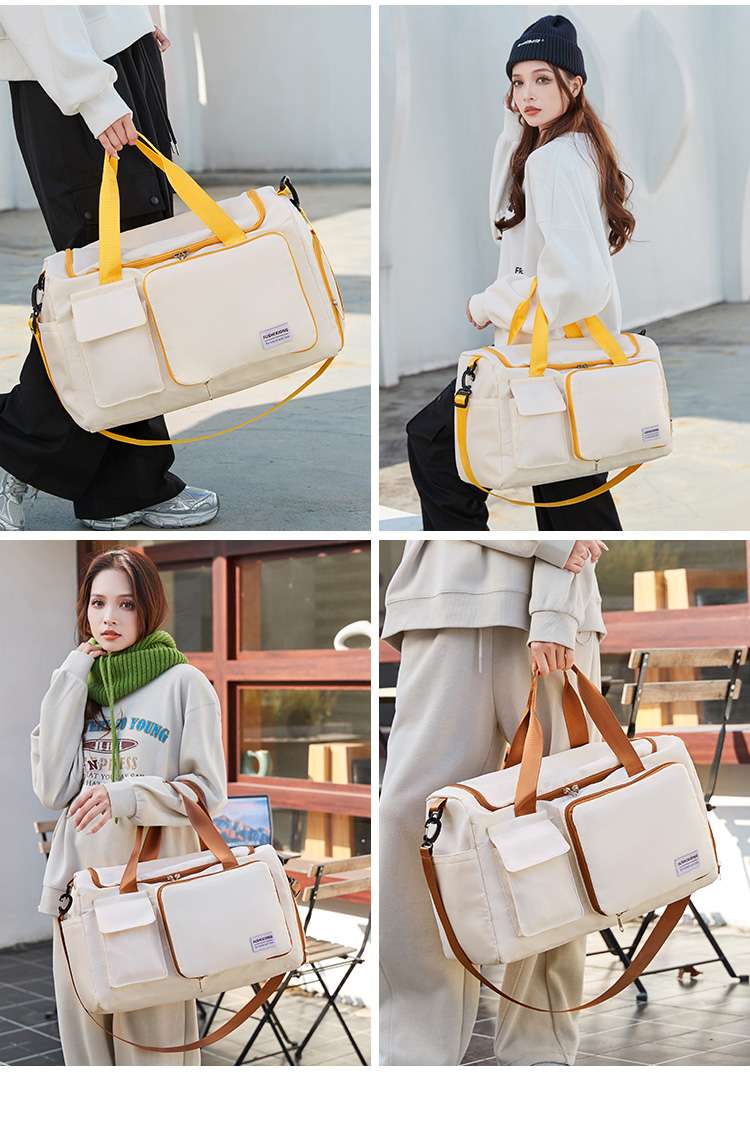 大容量マルチポケットボストンバッグ 30L