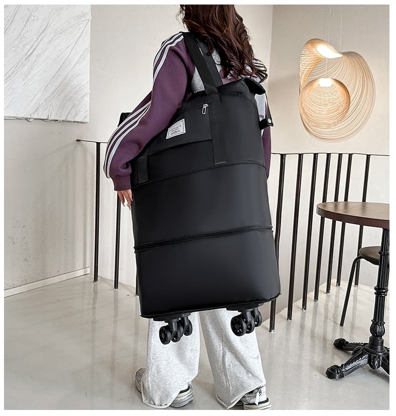 ボストンバッグ 伸縮自在トラベルボストン