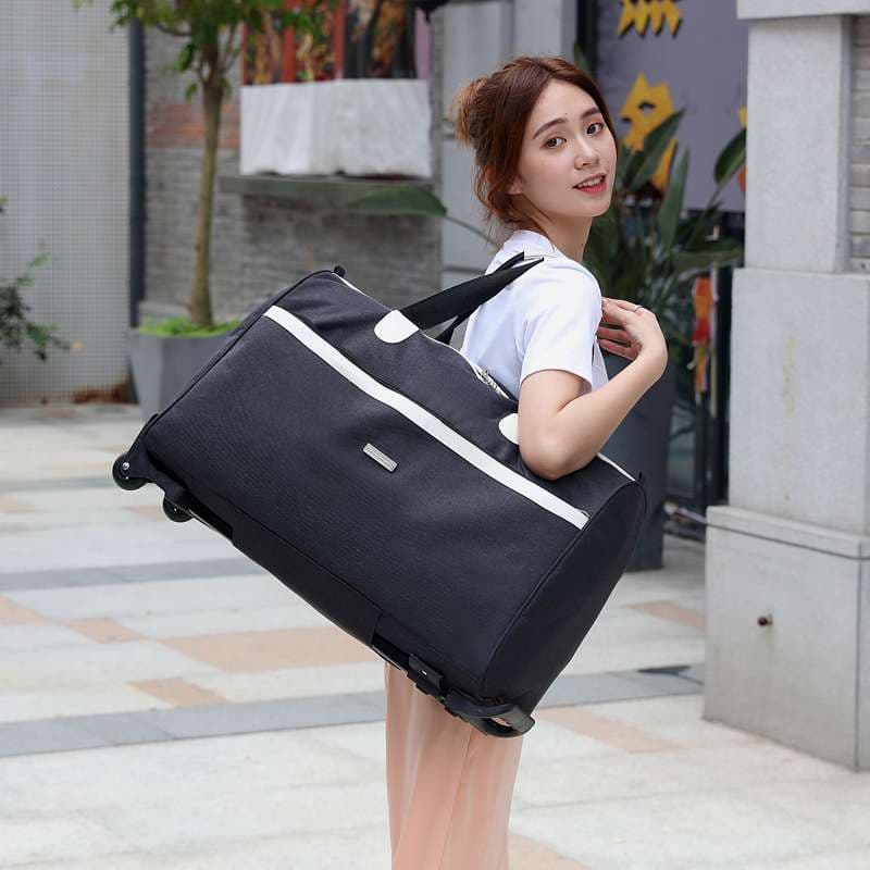 多機能キャスター付きボストンバッグ 50L