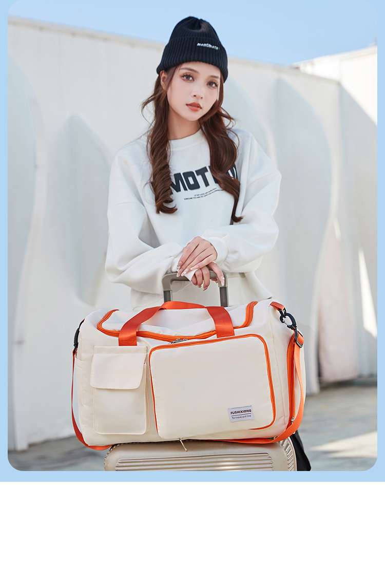 大容量マルチポケットボストンバッグ 30L