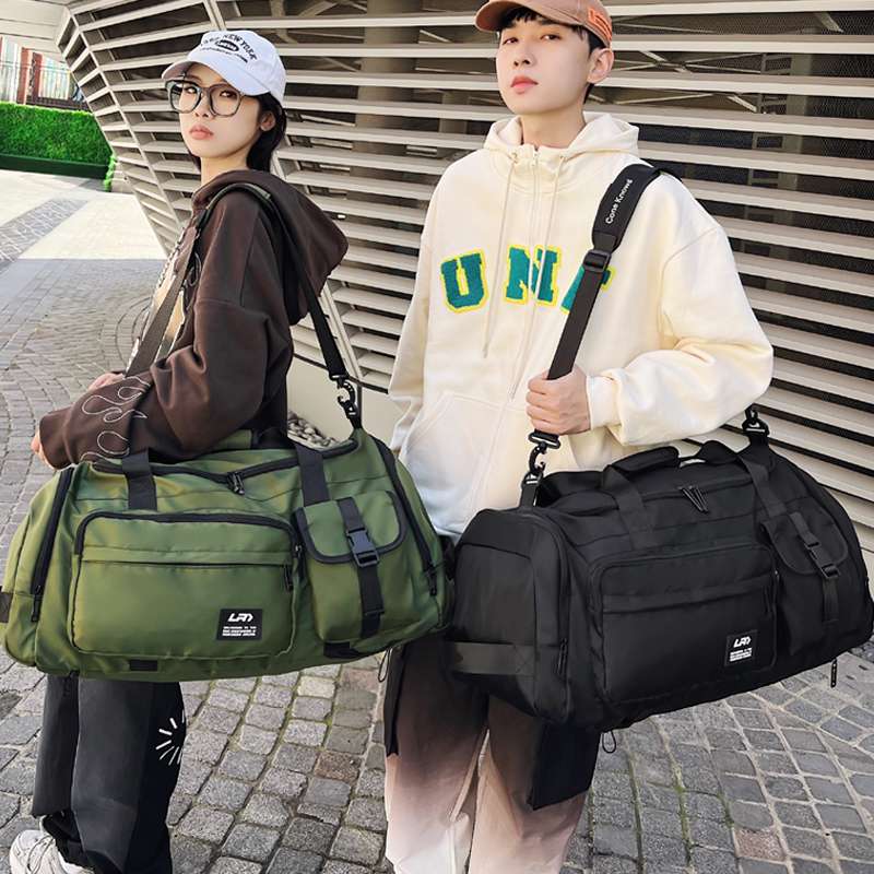 大容量マルチポケットボストンバッグ 35L
