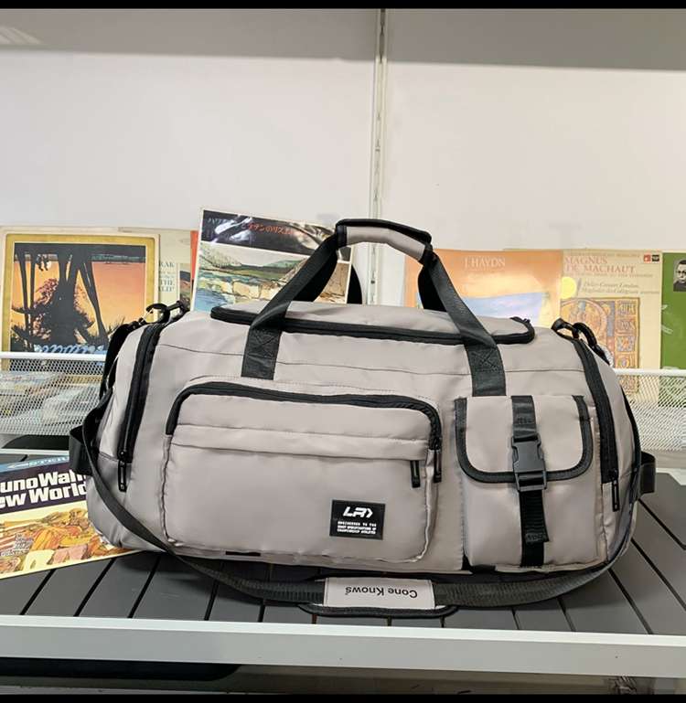 大容量マルチポケットボストンバッグ 35L