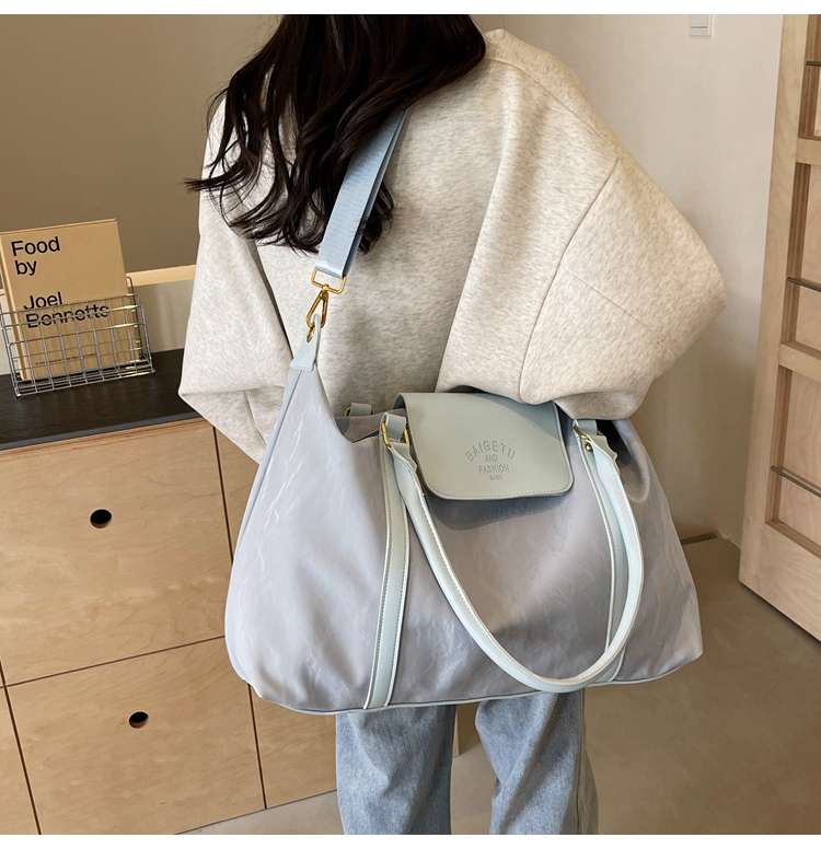大容量ソフトレザー旅行用ボストンバッグ 20L