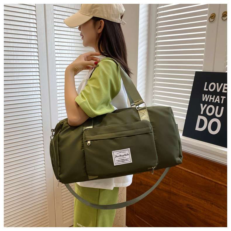 多機能シューズ収納付き旅行ボストンバッグ 30L