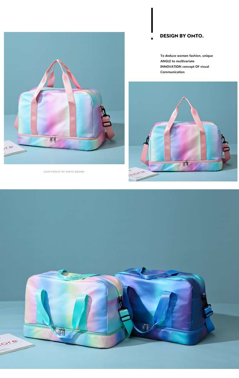 パステルグラデーションボストンバッグ 35L