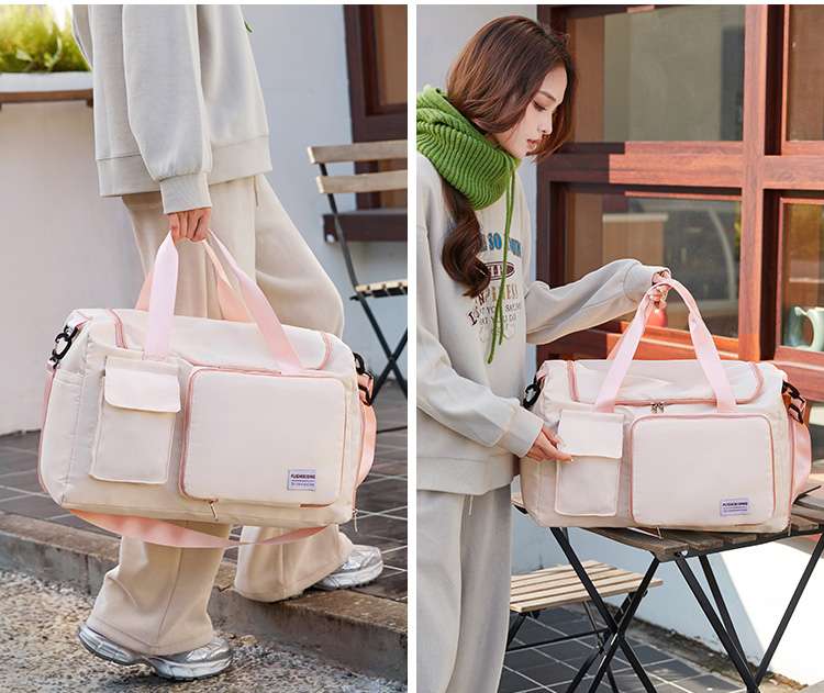 大容量マルチポケットボストンバッグ 30L