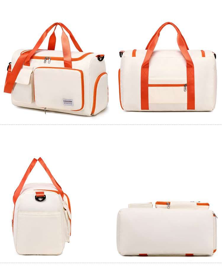 大容量マルチポケットボストンバッグ 30L