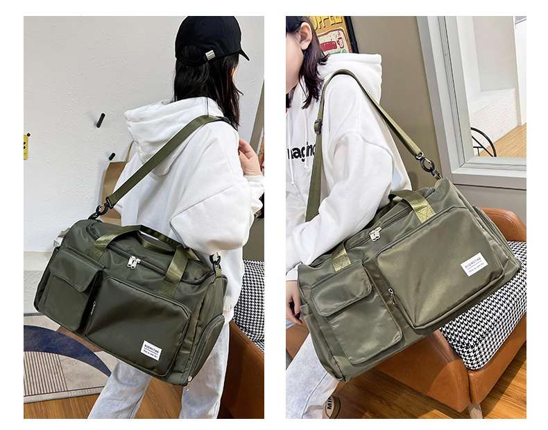 マルチポケット付き大容量ボストンバッグ 25L