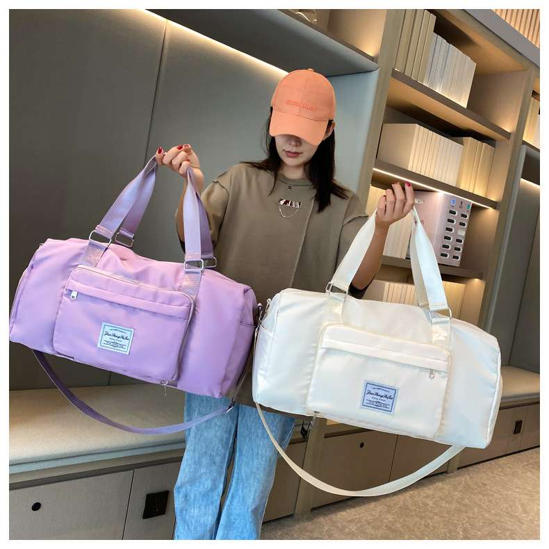 多機能シューズ収納付き旅行ボストンバッグ 30L